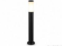 8 x led tuinlamp – e27 – ip44 – zwart – 80cm – buitenverlichting – kavak-5 - afbeelding 2 van  5