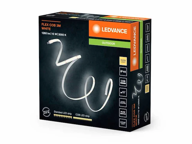 8 x ledvance flex cob ledstrip voor buiten 300 cm - afbeelding 1 van  13
