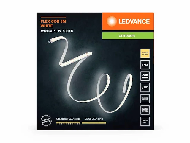 8 x ledvance flex cob ledstrip voor buiten 300 cm - afbeelding 6 van  13
