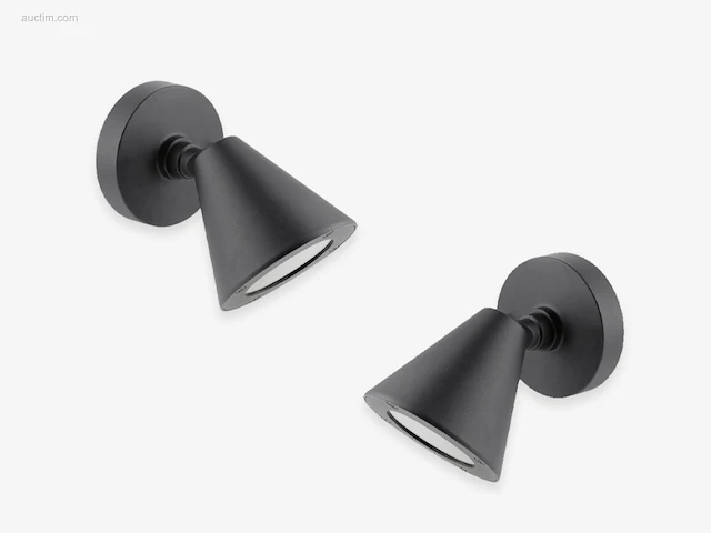 8 x lust 10 buiten wandlamp antraciet - afbeelding 3 van  8