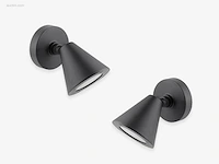 8 x lust wand buiten lamp antraciet - afbeelding 2 van  8
