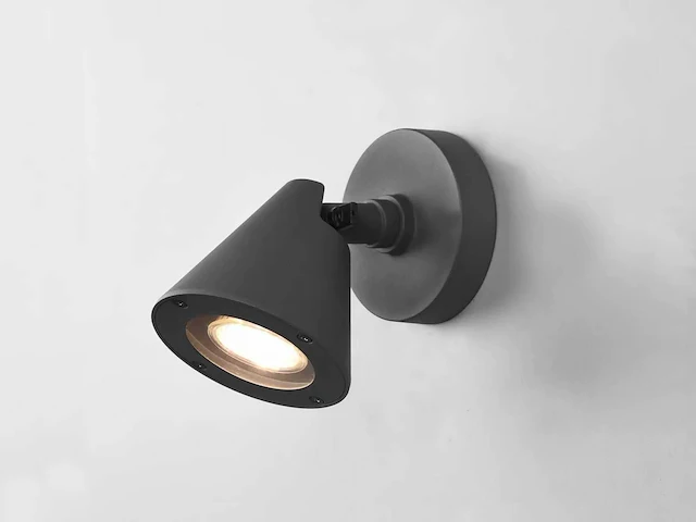 8 x lust wand lamp gu10 zwart - afbeelding 2 van  10