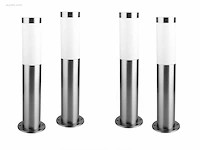 8 x mila 45 rvs opaal grond lamp - afbeelding 3 van  9