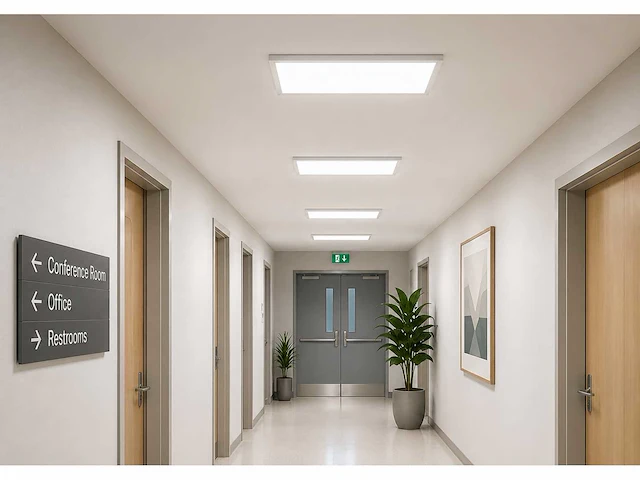 8 x opbouw frame voor led paneel – 1200x300mm – ip20 – frame-30120 - afbeelding 2 van  5