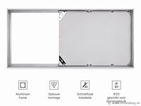 8 x opbouw frame voor led paneel – 600x300mm – ip20 – frame-3060 - afbeelding 1 van  5