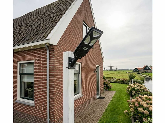 8 x solar xps straat lantaarn, ip65 + pir + afstandsbediening - afbeelding 2 van  8