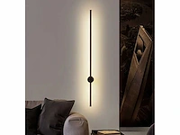 8 x solo baston led wandlamp zwart - afbeelding 6 van  9