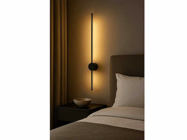 8 x solo baston led wandlamp zwart - afbeelding 8 van  9