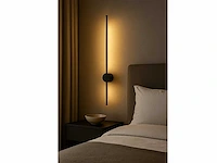 8 x solo baston led wandlamp zwart - afbeelding 8 van  9