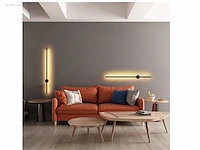 8 x solo baston led wandlamp zwart - afbeelding 7 van  9