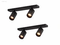 8 x solo focus plafond 2.0 armatuur zwart
