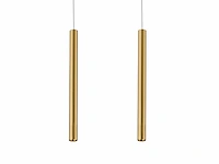 8 x solo tube slim design hanglamp goud