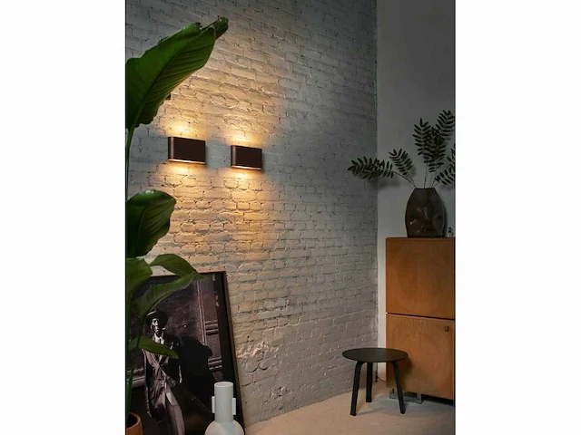 8 x weldon led wand armaturen zwart - afbeelding 6 van  8
