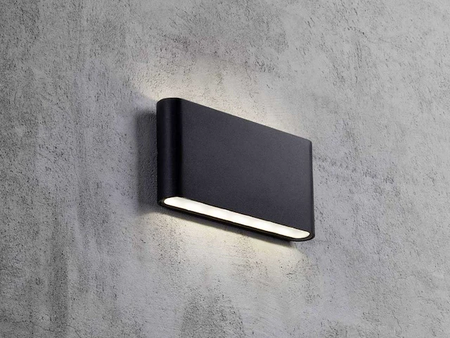 8 x weldon led wand armaturen zwart - afbeelding 8 van  8