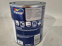 80 x 0,75 liter grondlak, flexa, midden grijs - afbeelding 3 van  4