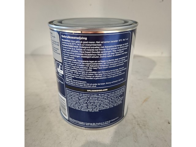 80 x 0,75 liter grondlak, flexa, midden grijs - afbeelding 4 van  4