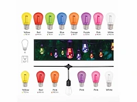 80 x st45 filament shockproof led lampen – 5 kleuren – e27