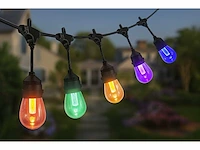 80 x st45 filament shockproof led lampen – 5 kleuren – e27 - afbeelding 2 van  8