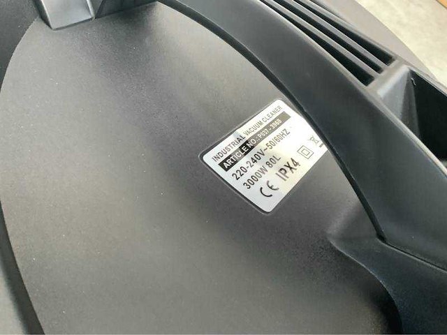 80l - industriële stofzuiger 3000w - afbeelding 2 van  7