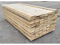 80m2 afrikaans eiken vloerdelen 18 x 140 mm, lengte 240cm ( 240x ) - afbeelding 4 van  6