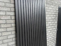80x composiet gevelbekleding triple rhombus zwart 290cm lang - 45 m2 - afbeelding 2 van  5