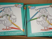 80x mapje met 10 kleurkaarten met envelop fabeltjeskrant - afbeelding 2 van  3