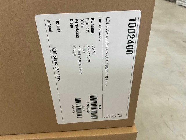 80x110 t60 lpde afvalzakken (7x) - afbeelding 2 van  4