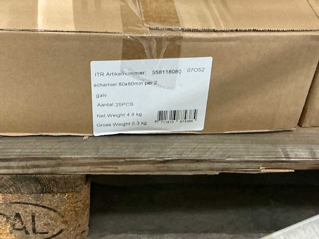 80x80mm scharnier (175x) - afbeelding 3 van  3
