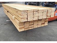 81m2 grenen vloerdelen 18 x 130 mm, lengtes 200-300-360-400cm - afbeelding 3 van  8