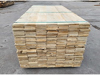82m2 afrikaans eiken vloerdelen 18 x 140 mm, lengte 210cm ( 280x ) - afbeelding 1 van  4