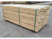 82m2 afrikaans eiken vloerdelen 18 x 140 mm, lengte 210cm ( 280x ) - afbeelding 4 van  4
