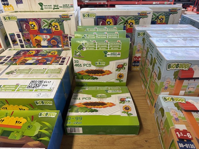 83x speelgoed, biobuddi bouwstenen - afbeelding 10 van  12