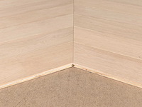 84 m2 parket eiken hongaarse punt onbehandeld mutliplank - 657 x 125 x 14 mm - afbeelding 2 van  4