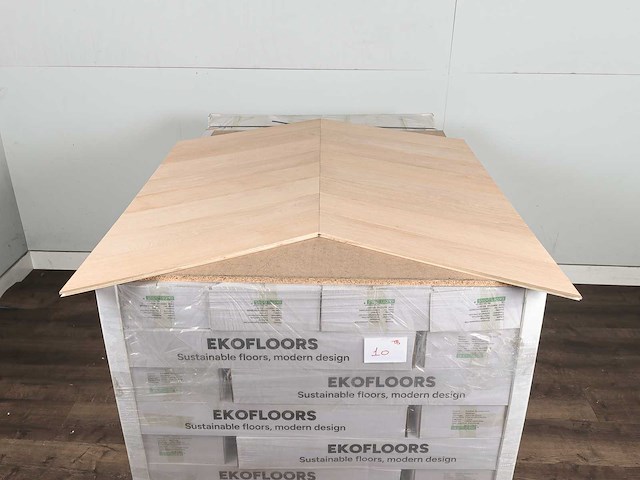 84 m2 parket eiken hongaarse punt onbehandeld mutliplank - 657 x 125 x 14 mm - afbeelding 3 van  4