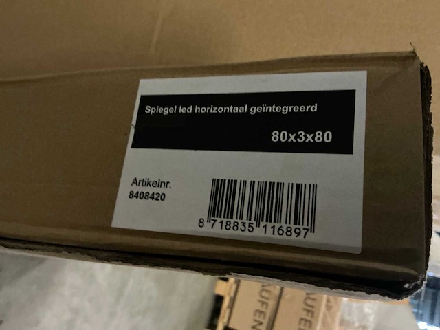 8408420 80x3x80 led spiegel - afbeelding 3 van  3