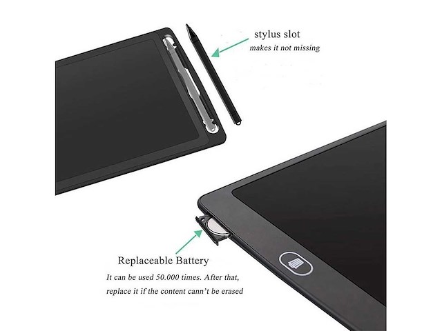 8.5” lcd elektronisch schrijf-/ tekenscherm (100x) - afbeelding 5 van  8