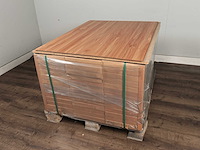 86 m2 pvc click plank op hdf - 1222 x 182 x 9 mm - afbeelding 4 van  4