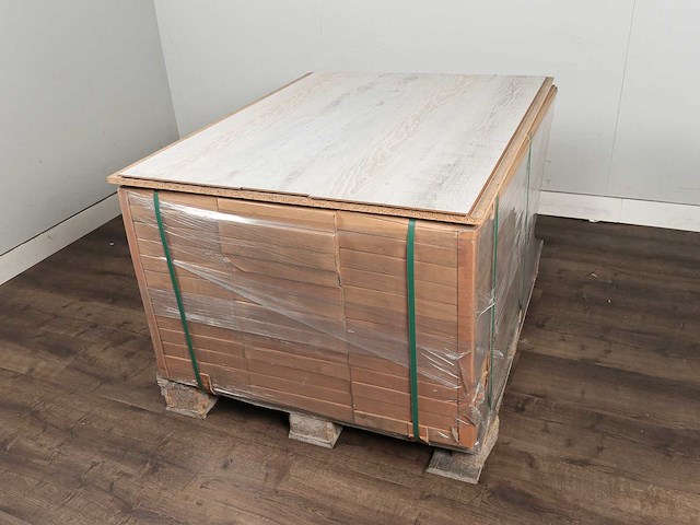 86 m2 pvc click plank op hdf - 1222 x 182 x 9 mm - afbeelding 2 van  4