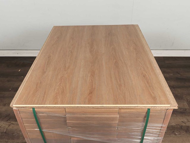 88 m2 pvc click plank met kurk onderlaag - 1220 x 181 x 8 mm - afbeelding 1 van  2