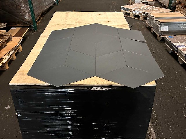 88 m2 pvc dryback tegel - 390 x 225 x 2,5 mm - afbeelding 2 van  2