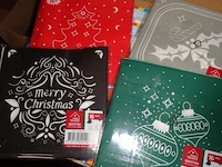 88 pakjes met kerstservetten 16 st p/p 33cm