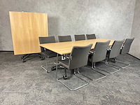 8p nestelbare conferentieset 260x110