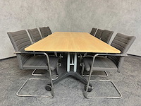 8p nestelbare conferentieset 260x110 - afbeelding 14 van  20