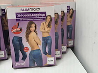 8x 3/4 jeans leggings stretch, blauw - afbeelding 2 van  4