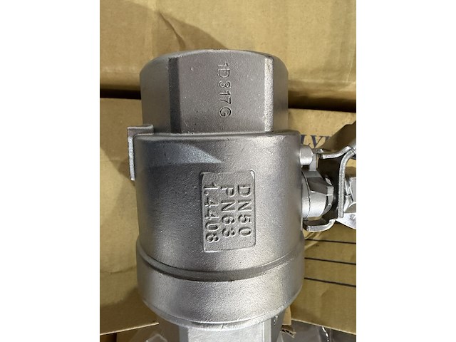 8x 8 stuks k-ball dn50 pn63 kogelkranen - afbeelding 3 van  4