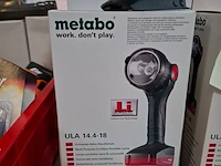 8x accu handlamp metabo, ula 14.4-18 - afbeelding 4 van  4