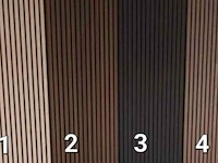 8x akoestisch wandpaneel 260x60, walnoot (4), 2025