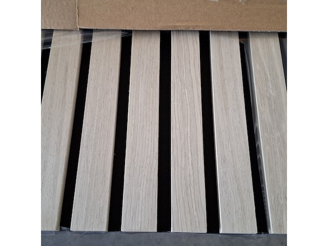 8x akoestisch wandpaneel, oak grey, 2026 - afbeelding 2 van  3