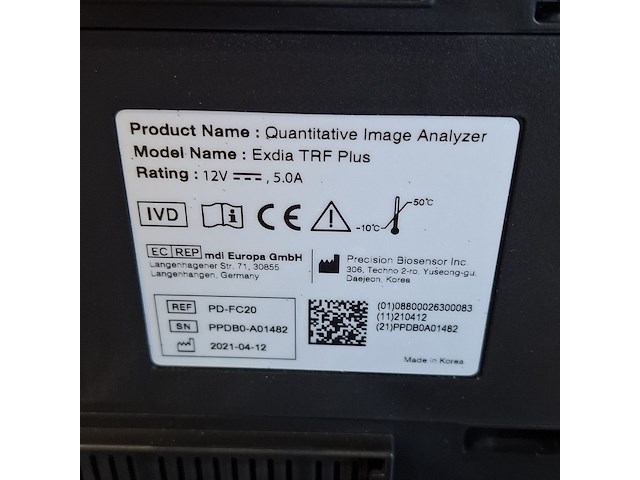 8x analysator, precision biosensor, exdia trf plus - afbeelding 8 van  11