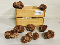 8x aragoniet clusters - afbeelding 1 van  7